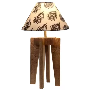 Bruno Table Lamp- Leaf print