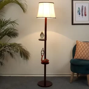 Lark Grace Floor Lamp With Shelf